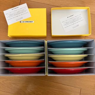 ルクルーゼ(LE CREUSET)のル・クルーゼ　ミニオーバルプレート　10枚セット(食器)