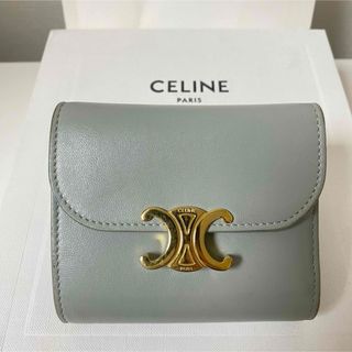 セリーヌ(celine)の【4/15お値下げ】CELINE トリオンフ 二つ折り財布(財布)