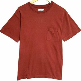 agnes b. アニエスベー 半袖 Tシャツ トップス ブラウン メンズ 無地