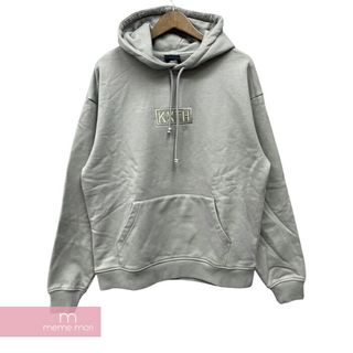 キス(KITH)のKITH Cyber Monday Hoodie Box Logo キス サイバーマンデーボックスロゴフーディー プルオーバーパーカー グレー サイズM【240413】【新古品】【me04】(パーカー)