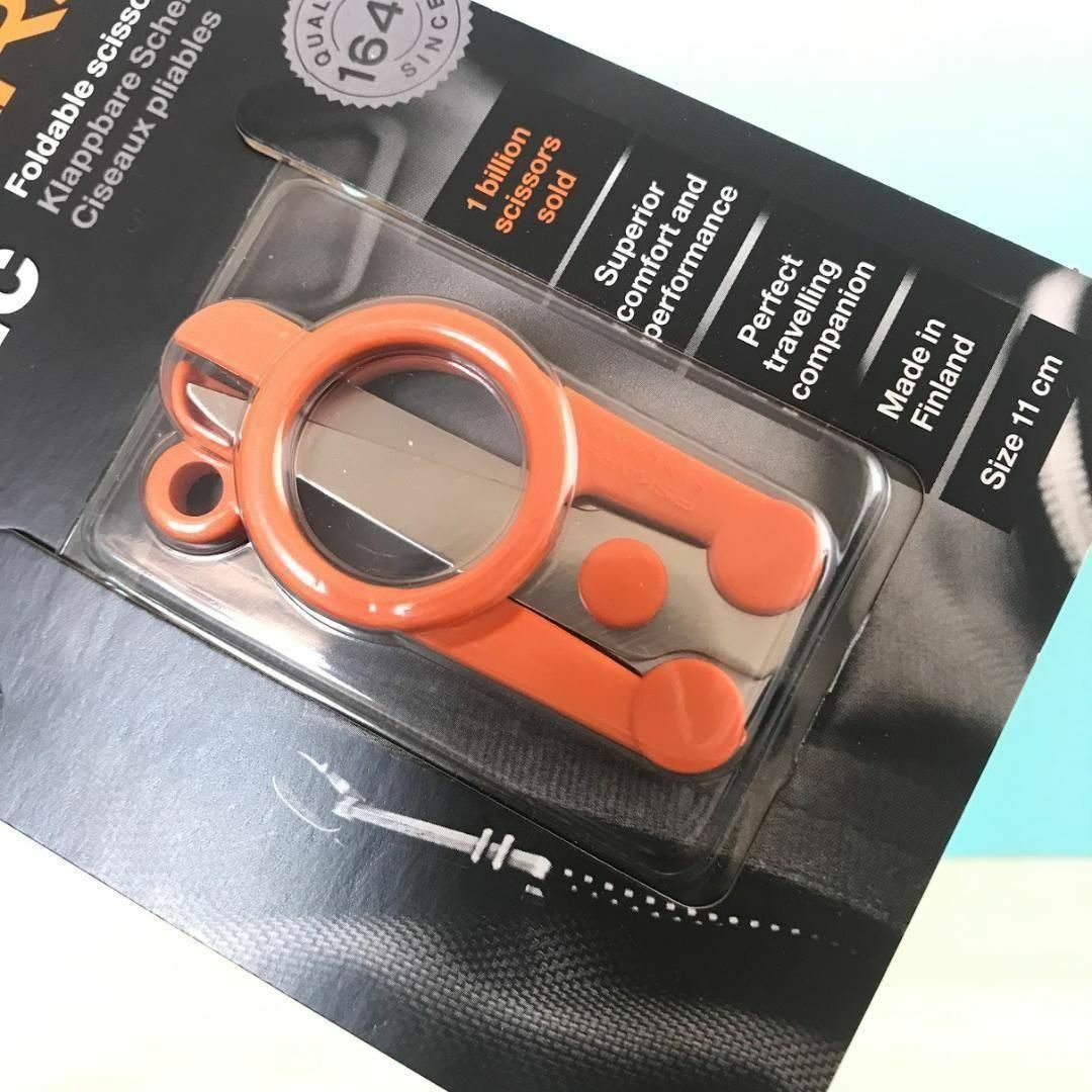 新品 Fiskars 折りたたみ式 はさみ 11cm インテリア/住まい/日用品の文房具(はさみ/カッター)の商品写真