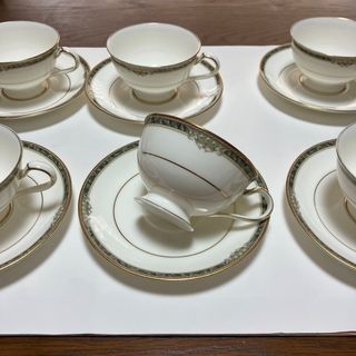 ノリタケ(Noritake)のノリタケ　ストリームサイド　ティーカップ　半球盛り(グラス/カップ)