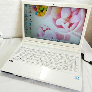 フジツウ(富士通)の【美品】初期設定済 ✨Win11✨8G✨SSD256✨オフィス19✨ブルーレイ(ノートPC)