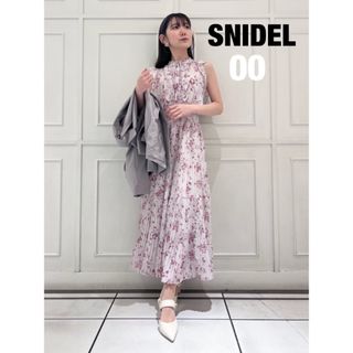 SNIDEL - スナイデル　snidel Sustainableフリルプリントワンピース00