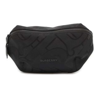 バーバリー(BURBERRY)のバーバリー ボディバッグ モノグラム ソニー バムバッグ ナイロン 8043707 BURBERRY ウエストバッグ 黒(ボディーバッグ)