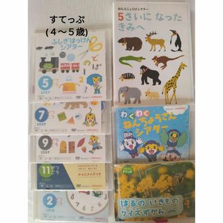 ベネッセ(Benesse)の【ベネッセ】年中4−5歳すてっぷ　DV6枚　ふしぎはっけんシアター ※おまけ付!(キッズ/ファミリー)