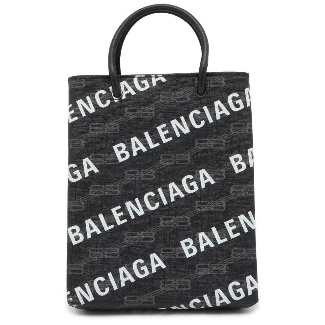 Balenciaga(バレンシアガ)のバレンシアガ ハンドバッグ ラージショッピング バッグ PVC 693805 BALENCIAGA 2wayショルダーバッグ 黒 レディースのバッグ(ハンドバッグ)の商品写真