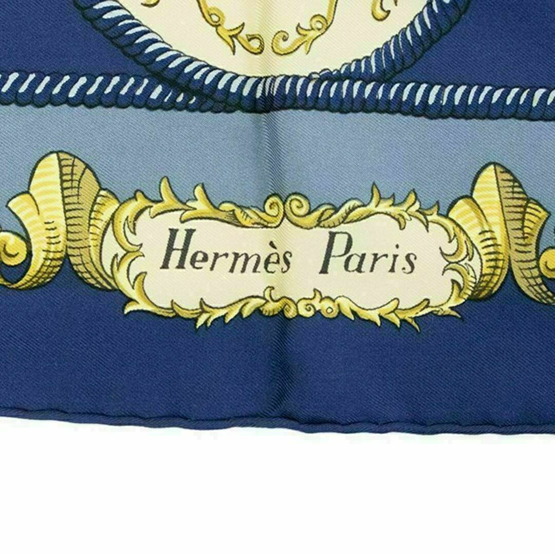 Hermes(エルメス)の【全額返金保証・送料無料】エルメスのスカーフ・正規品・大判・カレ90 ルイ14世 レディースのファッション小物(バンダナ/スカーフ)の商品写真