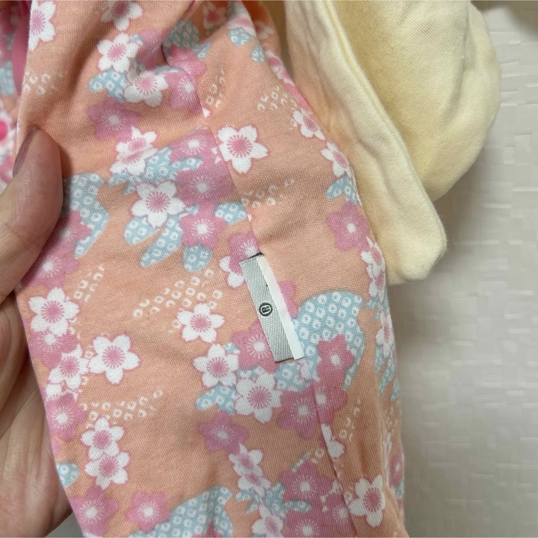 ベビー袴 ロンパース 60cm キッズ/ベビー/マタニティのベビー服(~85cm)(和服/着物)の商品写真