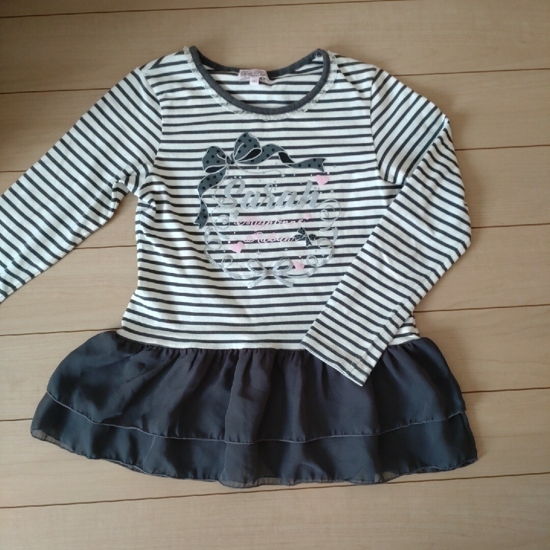 motherways(マザウェイズ)のマザウェイズ　チュニック　カットソー キッズ/ベビー/マタニティのキッズ服女の子用(90cm~)(Tシャツ/カットソー)の商品写真