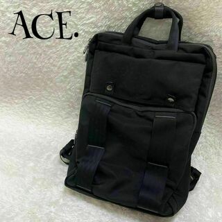 ace. - ACE. エース ☆ ビジネスバッグ ビジネスリュック ブラック 黒色