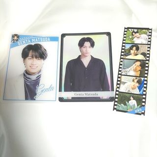 ジャニーズ(Johnny's)のTravis Japan 松田元太＊トレカ＋ステッカーセット(アイドルグッズ)