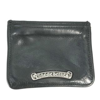 クロムハーツ(Chrome Hearts)のクロムハーツ CHROME HEARTS ダガーZIP ジッパーチェンジパース ジップ 財布 小銭入れ コインケース レザー ブラック(コインケース/小銭入れ)