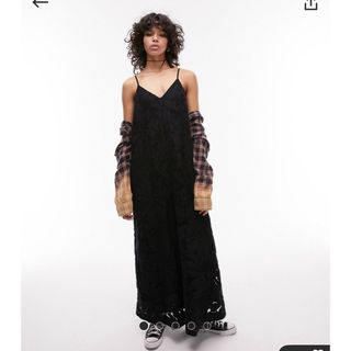 エイソス(asos)のasos topshop レースマキシドレス(ロングワンピース/マキシワンピース)