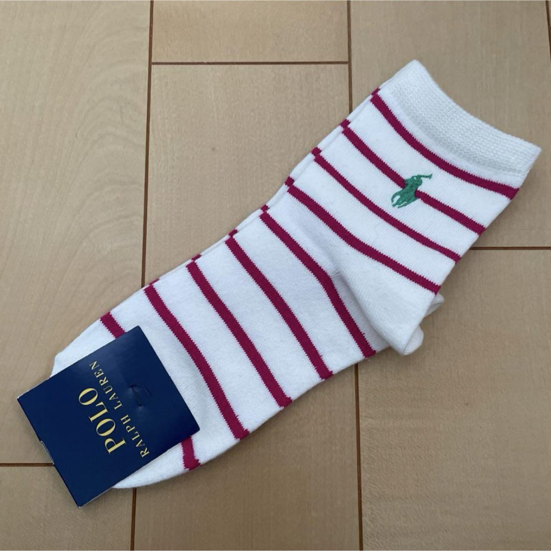 POLO RALPH LAUREN(ポロラルフローレン)の【新品・未使用】ラルフローレン☆靴下☆2足セット レディースのレッグウェア(ソックス)の商品写真