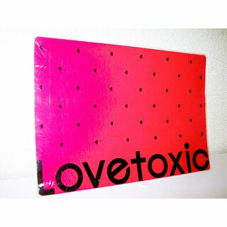 lovetoxic - 未使用【ラブトキシック 下敷き】かわいい お洒落 赤 レッド ドット柄 ピンク