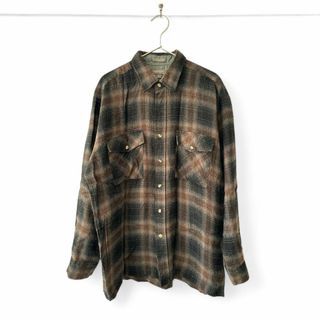 Ombre Check L/S Shirts Vintage(シャツ)