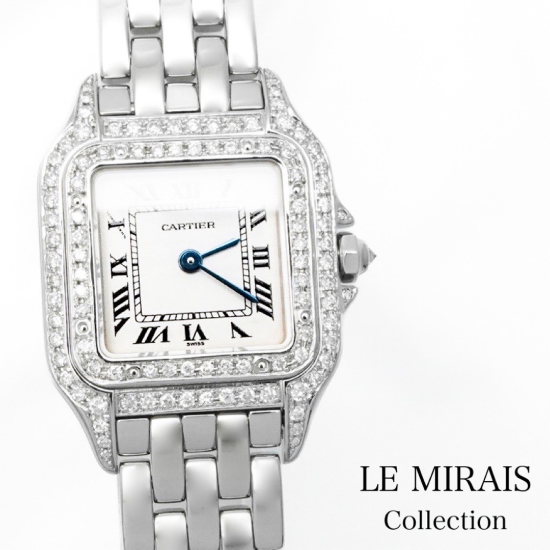 Cartier(カルティエ)の【仕上済】カルティエ パンテール SM SS 2重ダイヤ SS レディース 腕時計 CARTIER 時計 レディースのファッション小物(腕時計)の商品写真