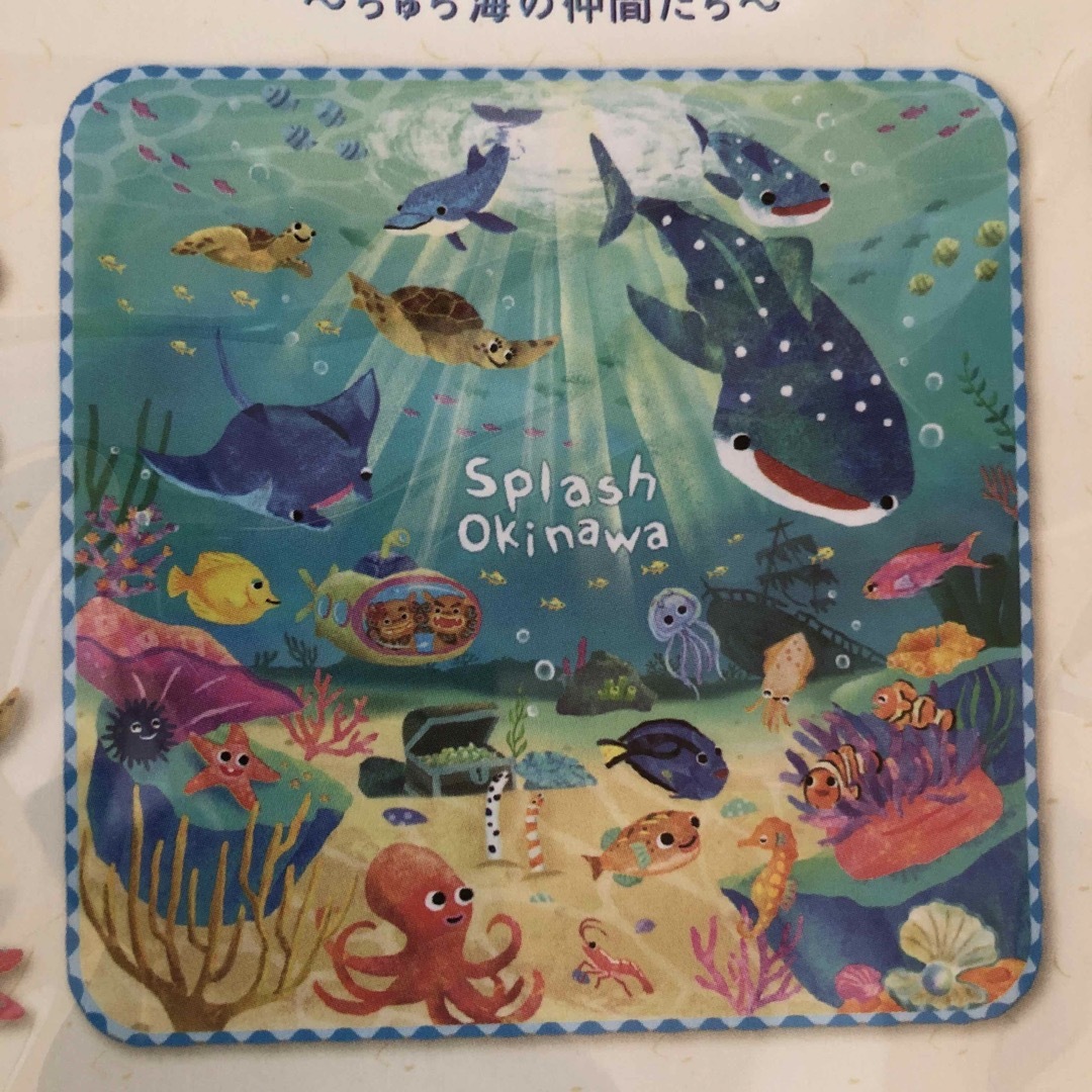 ハンカチタオル2枚組　FISH POOL 沖縄 レディースのファッション小物(ハンカチ)の商品写真