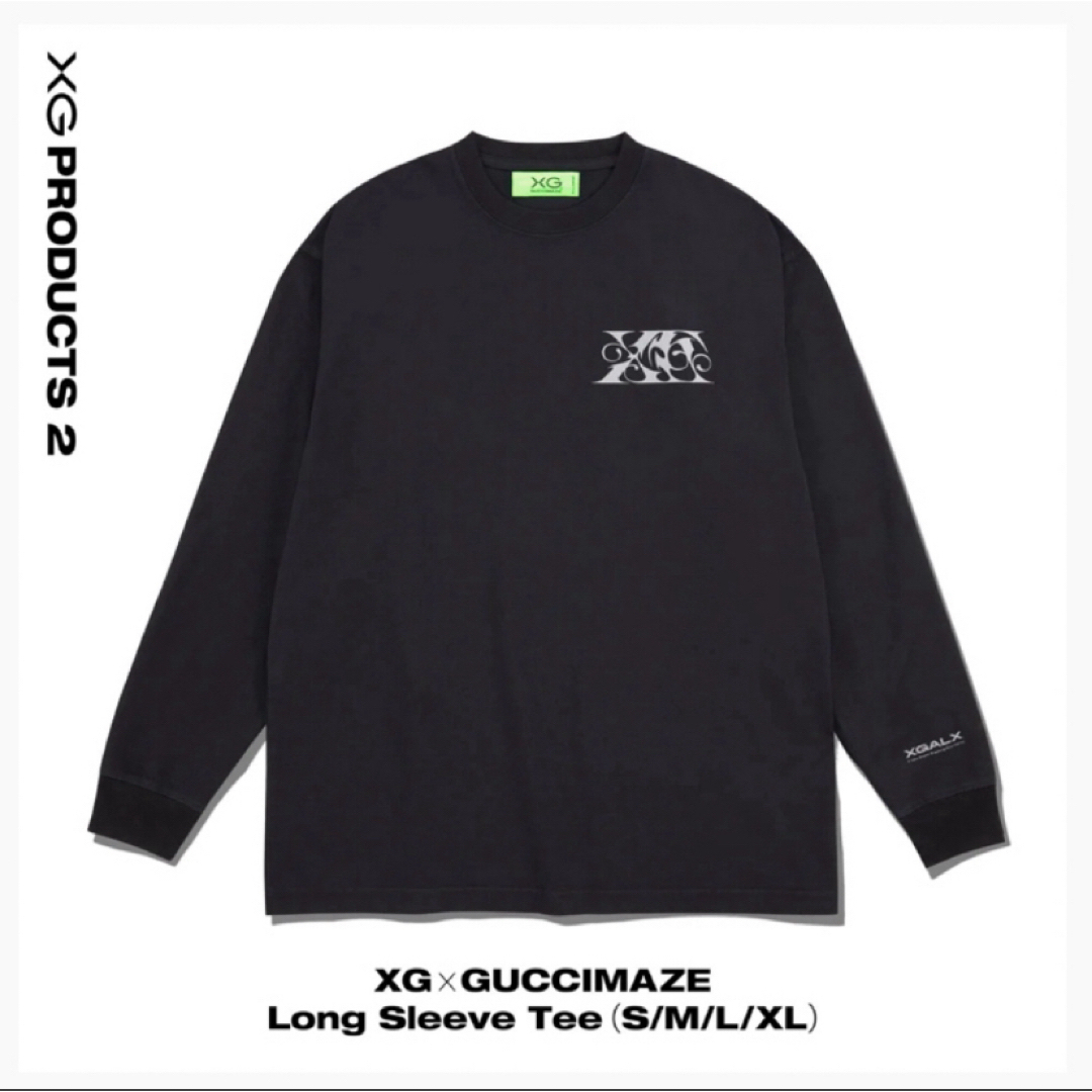 xg(エックスジー)のXG×GUCCIMAZE long sleeve tee Sサイズ エンタメ/ホビーのCD(K-POP/アジア)の商品写真