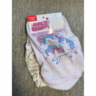 新品☆女の子　ショーツ　110サイズ　2枚組　ユニコーン　パンツ