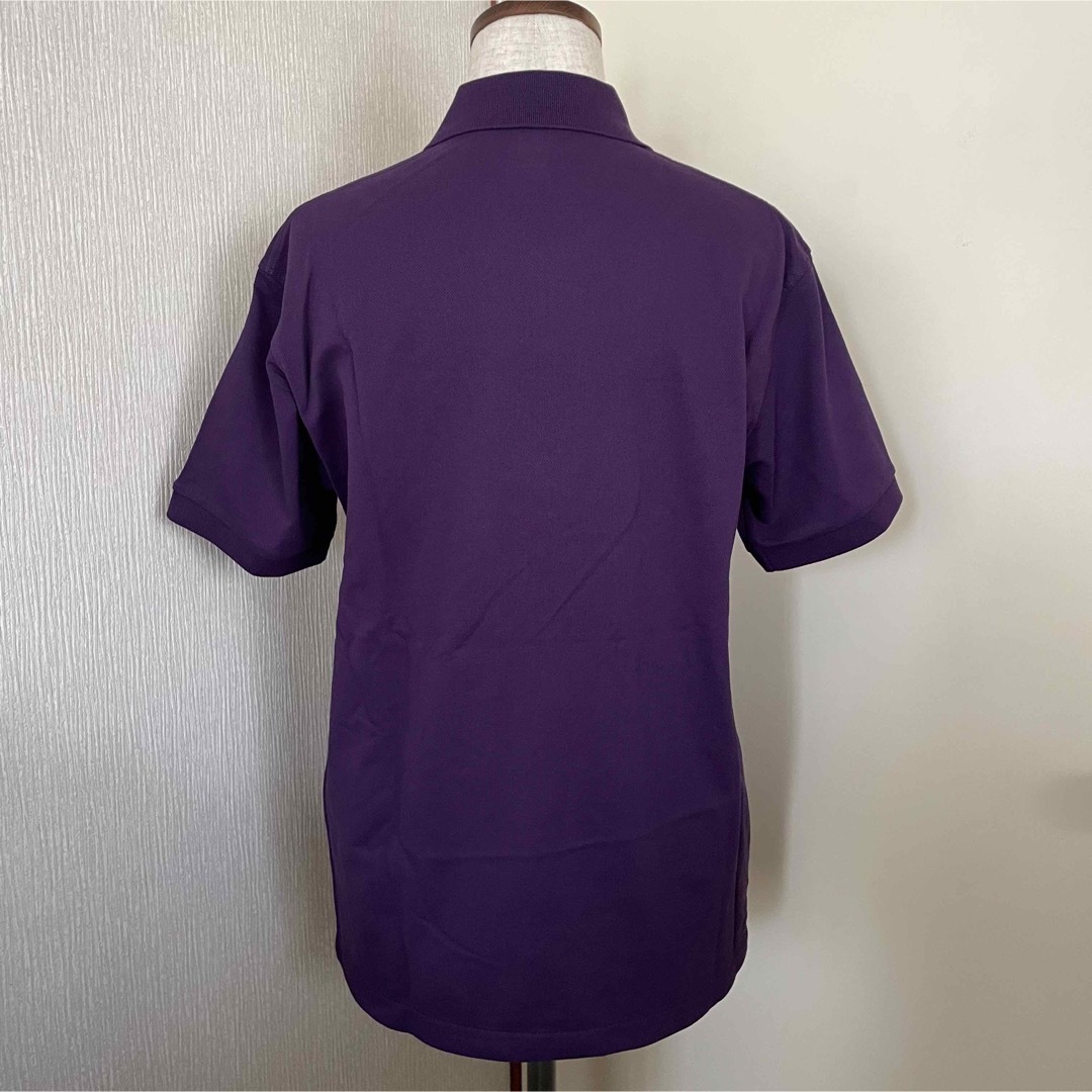 UNIQLO(ユニクロ)のUNIQLO ポロシャツ 半袖 紫色 パープル 無地 トップス ドライカノコ レディースのトップス(ポロシャツ)の商品写真