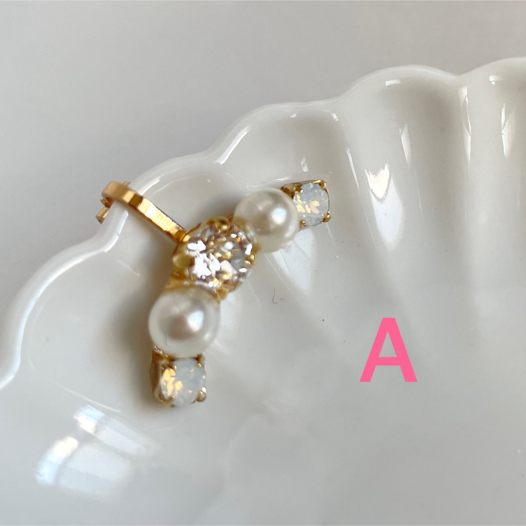 イヤーカフ❤︎スワロ＆パール レディースのアクセサリー(イヤーカフ)の商品写真