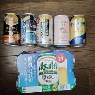 アサヒ(アサヒ)のアサヒ スタイルフリー 生  350ml×6缶、他5缶、合計11本お酒缶セット(ビール)