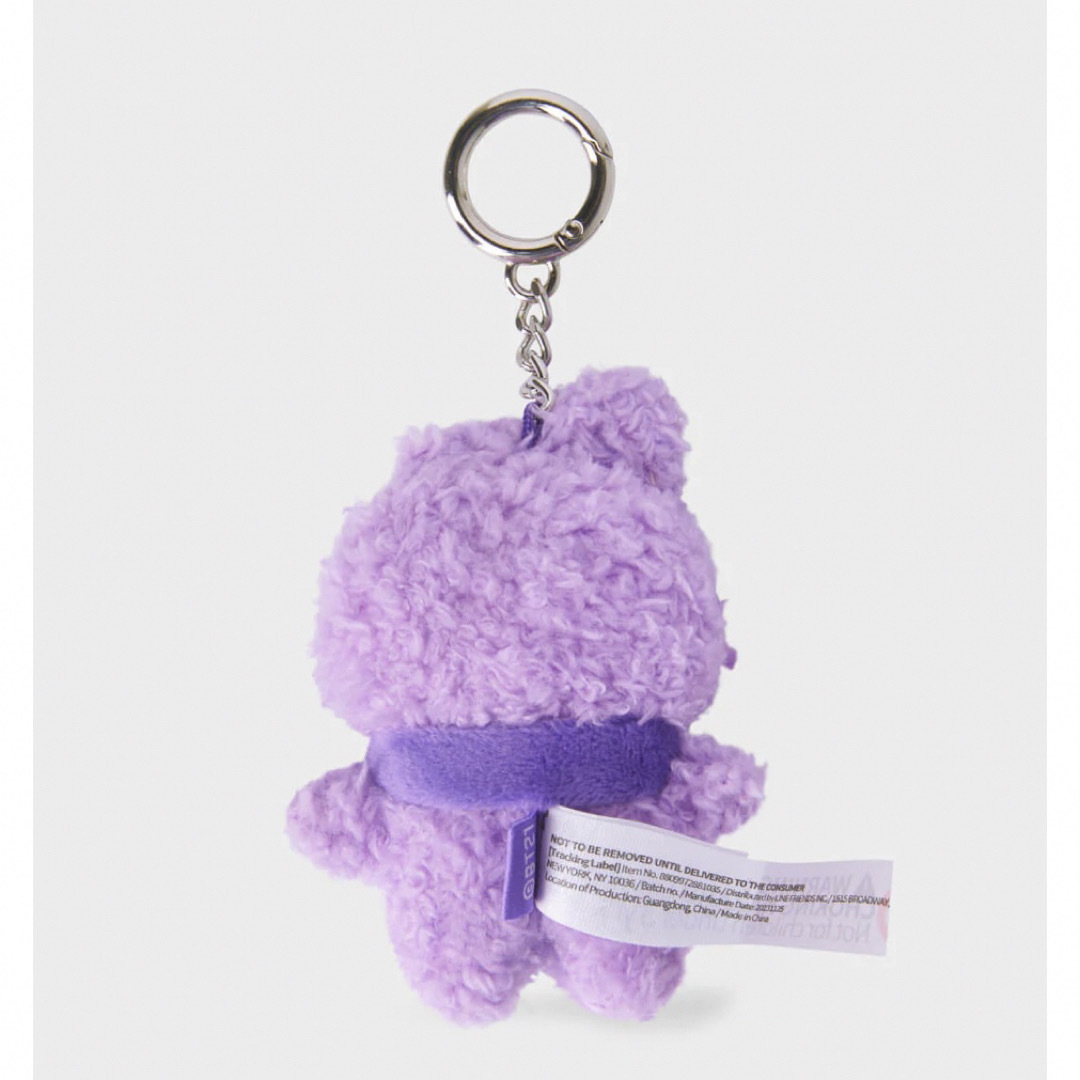 BT21(ビーティーイシビル)のBT21 Purple of Wish Edition キーリング　COOKY エンタメ/ホビーのおもちゃ/ぬいぐるみ(キャラクターグッズ)の商品写真