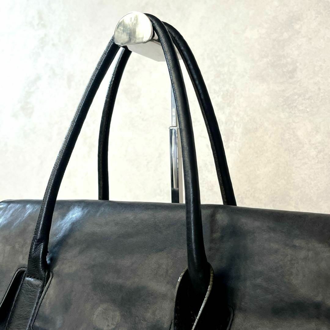 Dakota(ダコタ)のDakota フラップ　オールレザー　ハンドバッグ　黒　A4 大容量　ビジネス レディースのバッグ(トートバッグ)の商品写真
