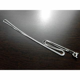 ✠新品✠シルバー925ベネチアンチェーン　ネックレス　刻印　約0.9mm40cm(ネックレス)