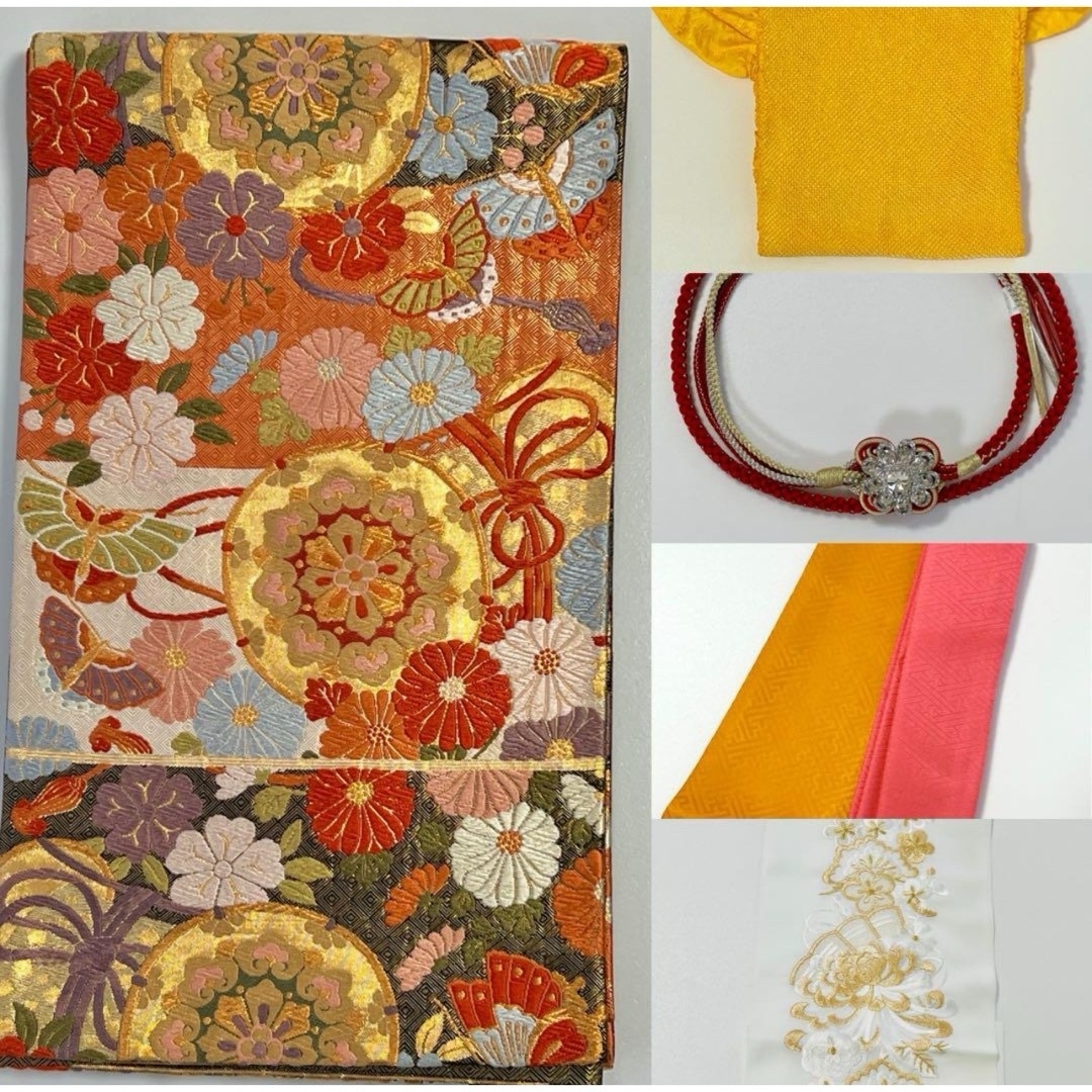 美品 辻ヶ花 正絹振袖 赤 L 振袖 豪華 帯締め 成人式 絞り 着物 美品 辻ヶ花 正絹振袖 赤 L 振袖 豪華 帯締め 成人式 絞り 着物