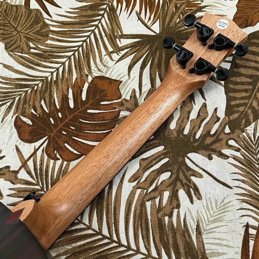 【Smijer】黒檀材とシャム柿のエレキ・コンサートウクレレ【ukulele】 楽器のウクレレ(コンサートウクレレ)の商品写真