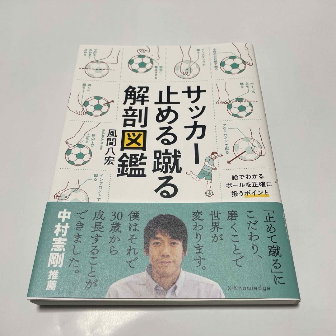 サッカー止める蹴る解剖図鑑 エンタメ/ホビーの本(趣味/スポーツ/実用)の商品写真