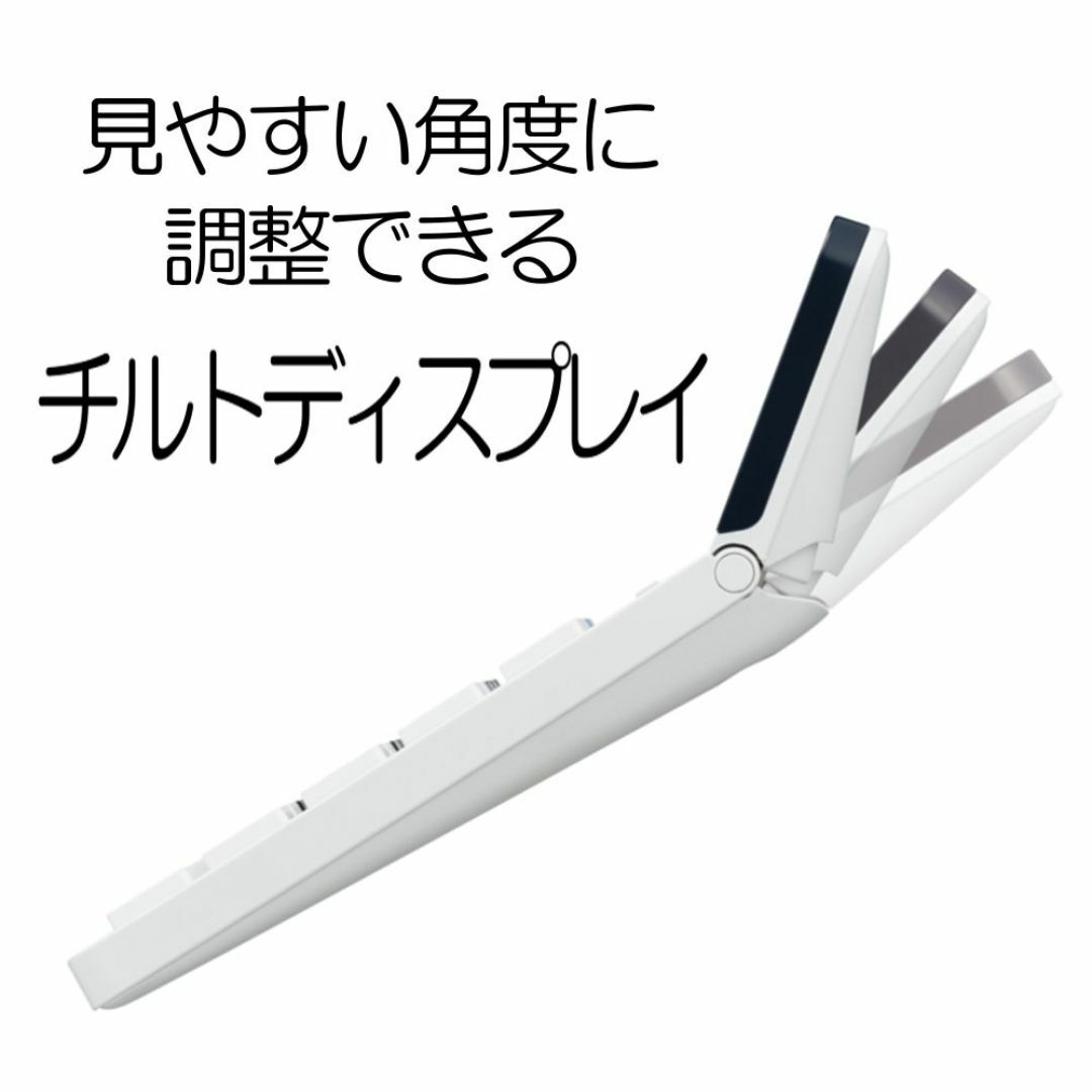 シャープ ナイスサイズ電卓 12桁 EL-155HX インテリア/住まい/日用品のオフィス用品(OA機器)の商品写真