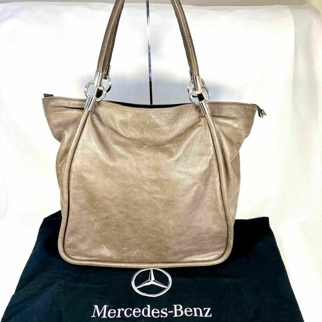 Mercedes-Benz(メルセデスベンツ)のBenz✨メルセデスベンツ レザー　メンズ トートバッグ ショルダーバック メンズのバッグ(トートバッグ)の商品写真