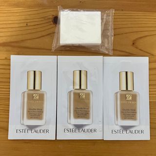 エスティローダー(Estee Lauder)のダブルウェアステイインプレイスメークアップ3包(ファンデーション)