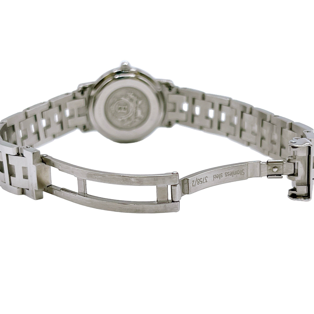 Hermes(エルメス)の良品 エルメス クリッパー CL4.210 腕時計 銀 シルバー レディース レディースのファッション小物(腕時計)の商品写真