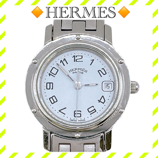 エルメス(Hermes)の良品 エルメス クリッパー CL4.210 腕時計 銀 シルバー レディース(腕時計)
