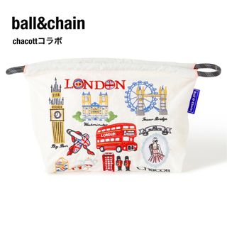 チャコット(CHACOTT)の新品未使用 ball&chain Londonポーチ chacott エコバッグ(ポーチ)