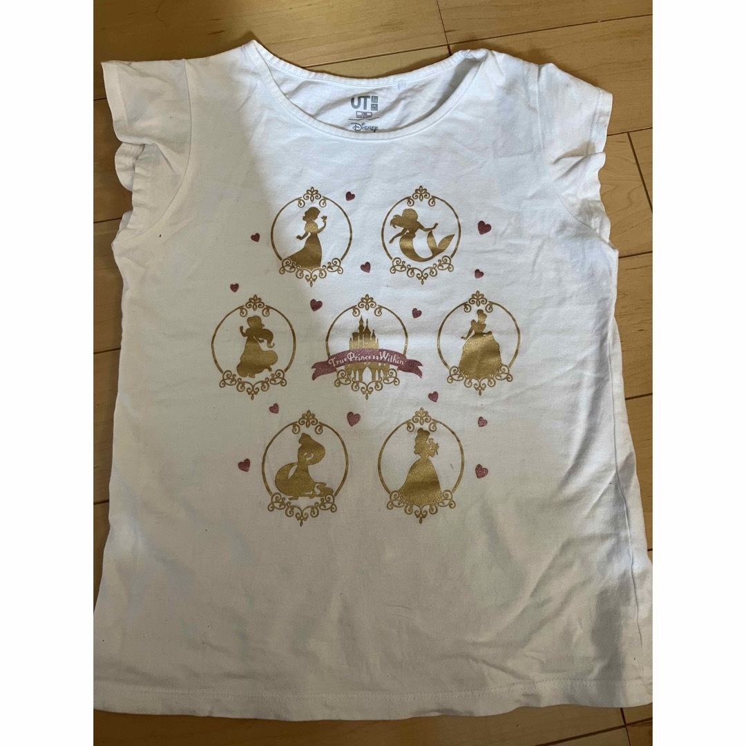 UNIQLO(ユニクロ)のユニクロ　ディズニープリンセス　Tシャツ　130 キッズ/ベビー/マタニティのキッズ服女の子用(90cm~)(Tシャツ/カットソー)の商品写真