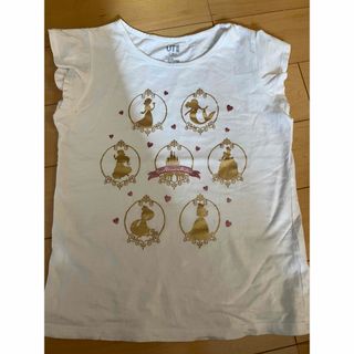 ユニクロ(UNIQLO)のユニクロ　ディズニープリンセス　Tシャツ　130(Tシャツ/カットソー)