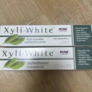 Xyli White now 歯磨き粉　ミント　2本セット(歯磨き粉)