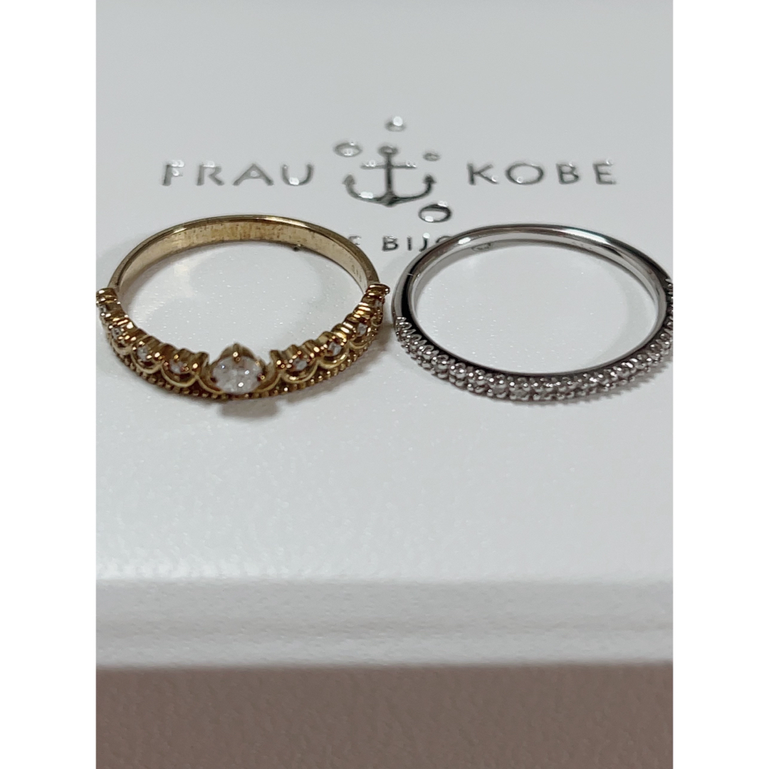 フラウkobe♡K10リングセット レディースのアクセサリー(リング(指輪))の商品写真