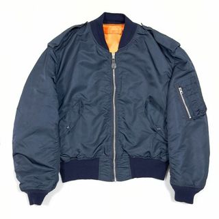 アルファインダストリーズ ネイビー フライトジャケット/MA-1(メンズ アルファインダストリーズ ネイビー フライトジャケット/MA-1(メンズ