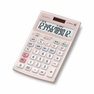 CASIO(カシオ) 本格実務電卓 12桁 検算機能 ジャストタイプ ピンク J(OA機器)