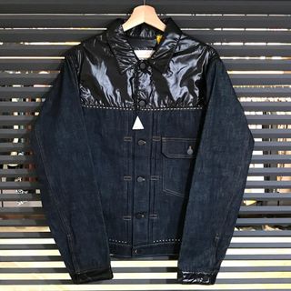 モンクレール(MONCLER)の新品未使用 モンクレール ジーニアス フラグメント ナイロン デニムジャケット(Gジャン/デニムジャケット)