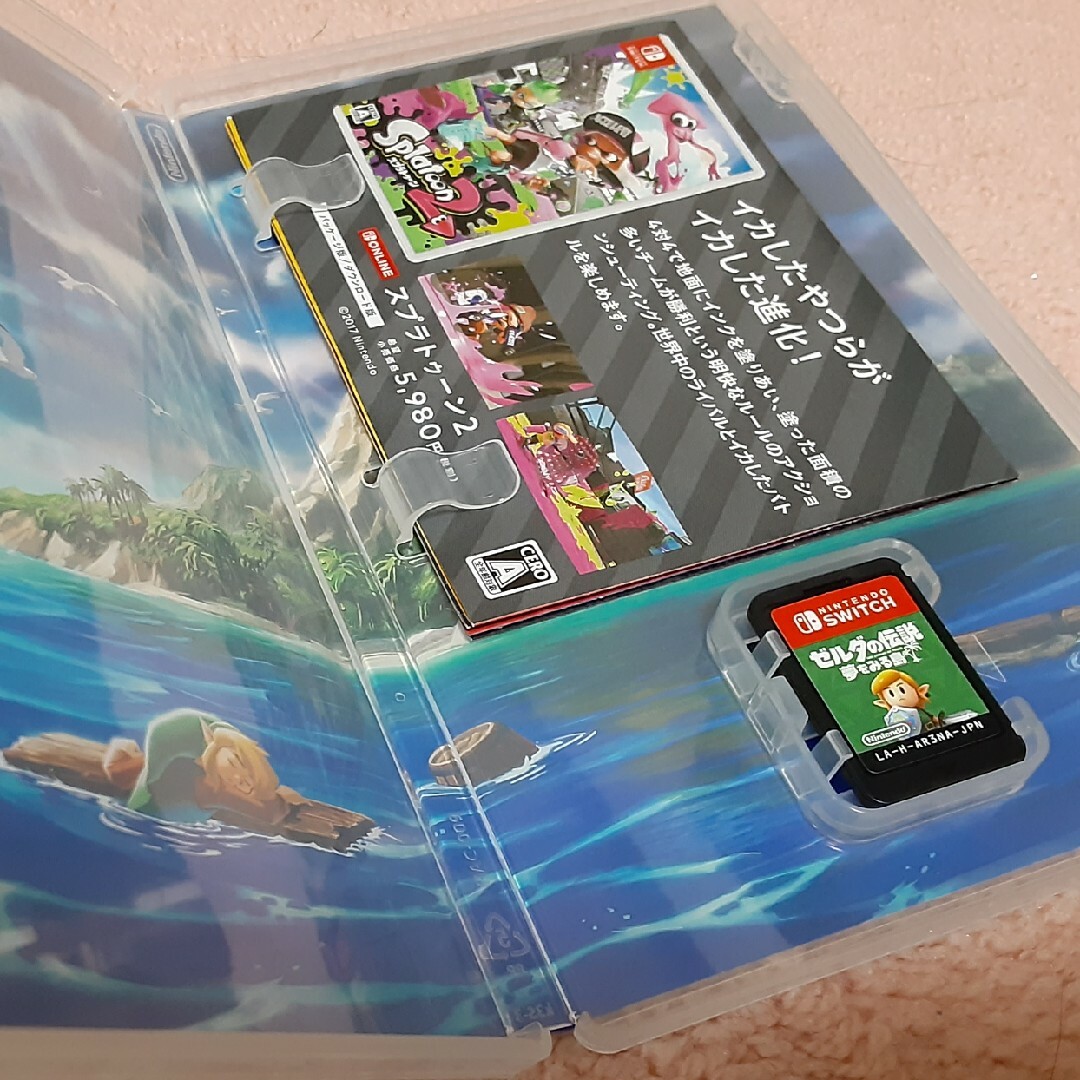 任天堂(ニンテンドウ)のスイッチ　ゼルダの伝説 夢をみる島 エンタメ/ホビーのゲームソフト/ゲーム機本体(家庭用ゲームソフト)の商品写真