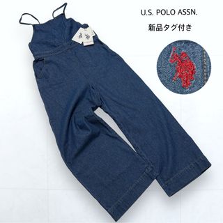 U.S. POLO ASSN. - 【新品】ポロアッスン サロペット オーバーオール インディゴ M