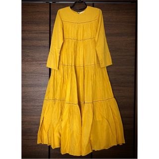 ヌキテパ(ne Quittez pas)のヌキテパCotton Voile Tiered  Dress(ロングワンピース/マキシワンピース)